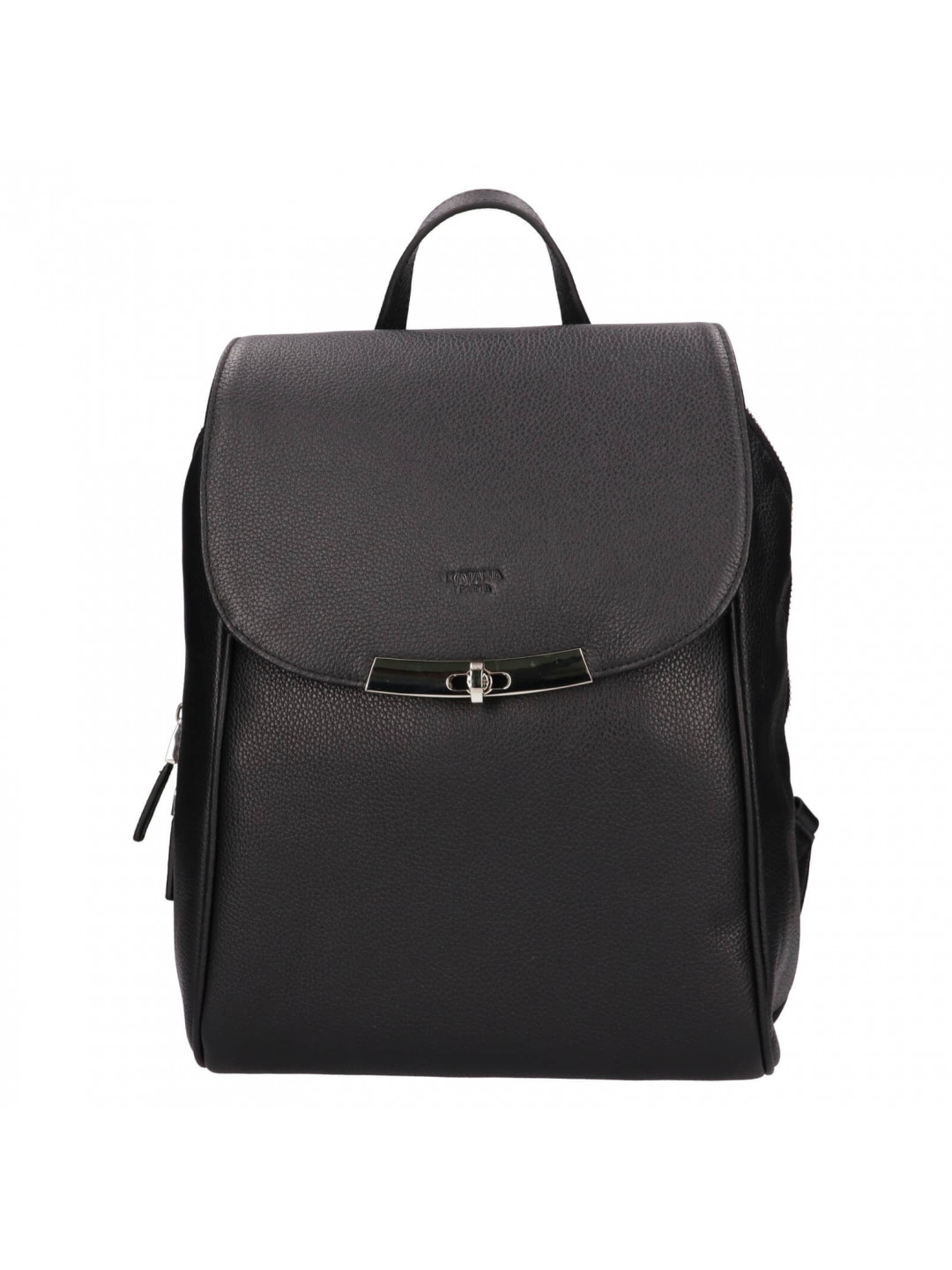 Elegantní dámský kožený batoh Katana Esens – černá